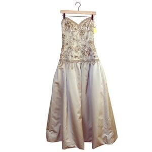 NWT VNTG BLACK TIE OLEG CASSINI formal dress sz8